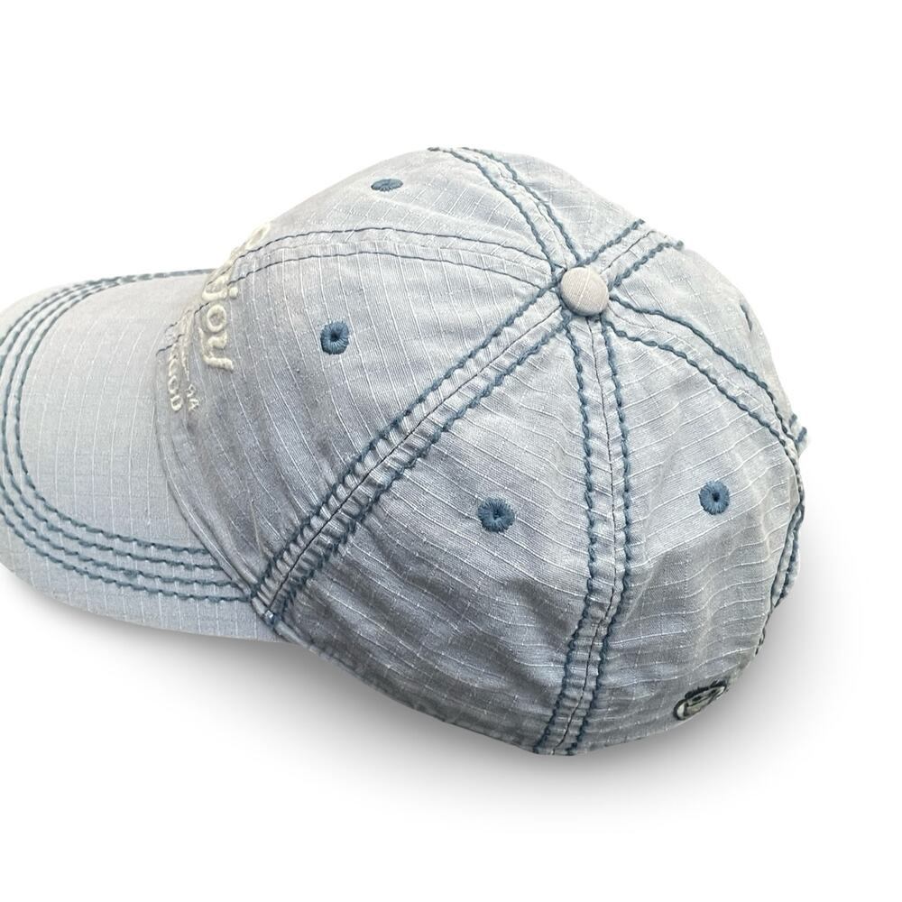 Life Is Good Enjoy The Ride Blue Ripstop Adjustable Hat Baseball Cap Unisex - Picture 6 of 11